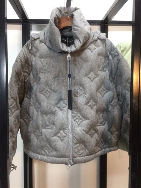 louis vuitton monogram puffer jacket